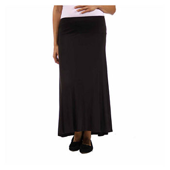 24/7 Comfort Apparel Womens Maxi Skirt - Maternity