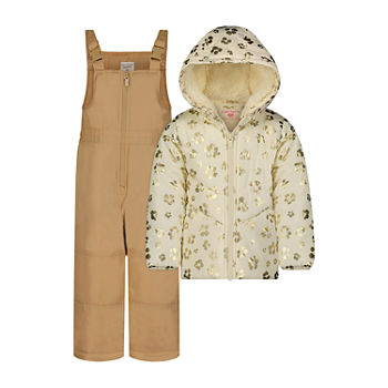 Carter's Baby Girls Water Resistant Heavyweight Floral Snow Suit