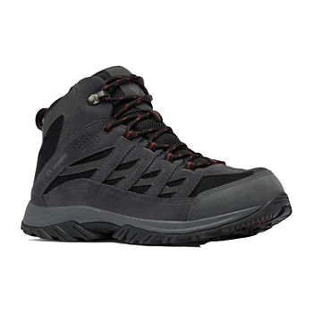 Columbia Sportswear Co. Mens Crestwood Mid Wp Waterproof Flat Heel Hiking Boots