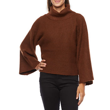 Worthington Womens Turtleneck Long Sleeve Pullover Sweater