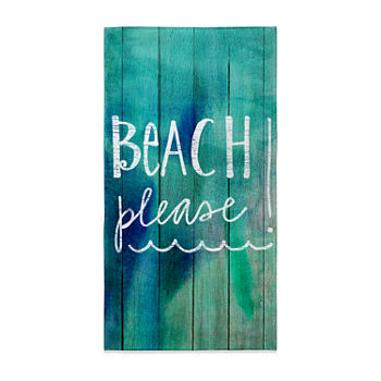 Laural Home Beach Please Beach Towel
