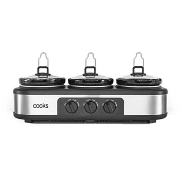 Cooks Triple Slow Cooker