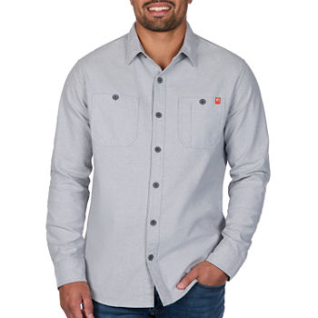 American Outdoorsman Mens Long Sleeve Regular Fit Flannel Shirt
