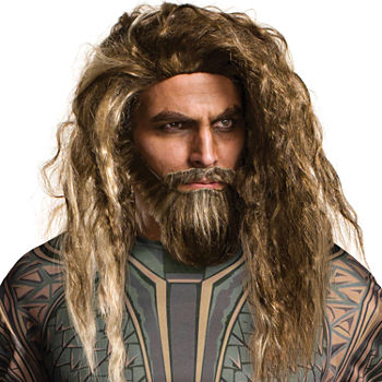 DC Comics Aquaman Movie Mens Beard and Wig Set