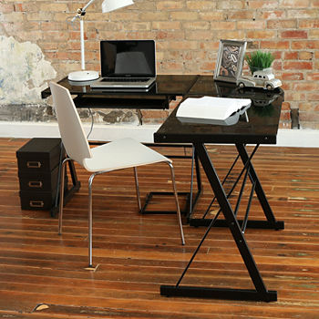 Home Office L-Shaped Corner Computer Desk