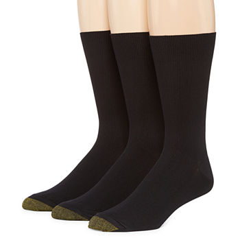 Gold Toe Mens Big and Tall 3 Pair Over the Calf Socks