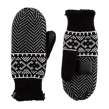 Isotoner Abstract Mittens