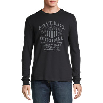 Frye and Co. Mens Crew Neck Long Sleeve Regular Fit Thermal Top