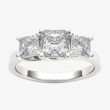 2 CT. T.W. Diamond 14K White Gold 3-Stone Engagement Ring