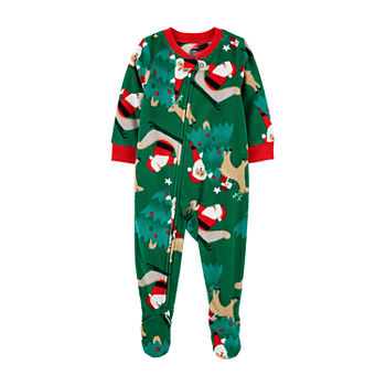 Carter's Toddler Boys Long Sleeve Footed One Piece Pajama