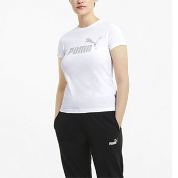 Puma Essentials Womens Crew Neck Short Sleeve T-Shirt