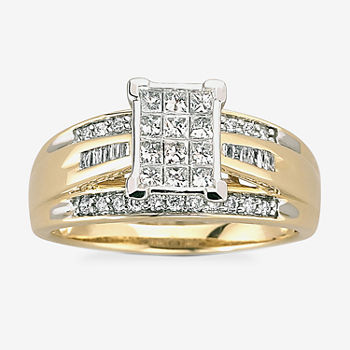 1/2 CT. T.W. Genuine 10K Gold Diamond Bridal Ring