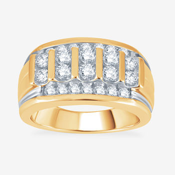 Mens 1½ CT. T.W. Genuine Diamond 10K Yellow Gold Ring