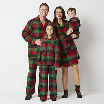 Buffalo Coat Front Matching Family Pajamas