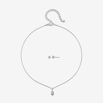 Bijoux Bar Pendant Necklace & Stud Earring 2-pc. Round Jewelry Set