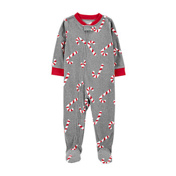 Carter's Toddler Unisex Crew Neck Long Sleeve Footed Pajamas