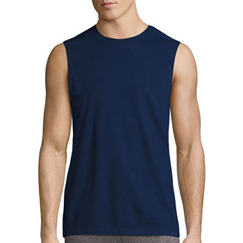 Xersion Cotton Mens Crew Neck Sleeveless T-Shirt