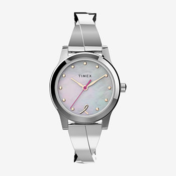 Timex Womens Silver Tone Stainless Steel Expansion Watch Tw2v52900jt
