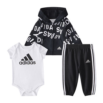 adidas Baby Boys 3-pc. Pant Set