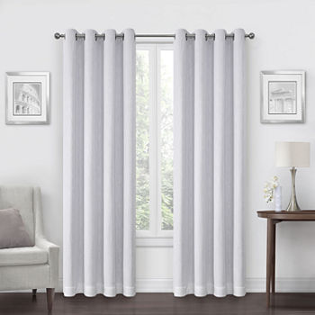 Max Blackout Campbell Energy Saving 100% Blackout Grommet Top Single Curtain Panel