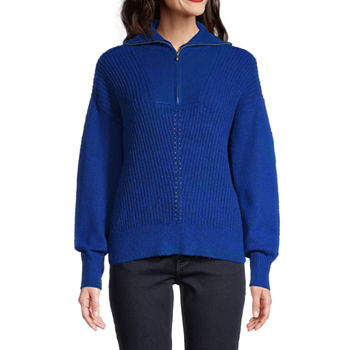Liz Claiborne Womens Long Sleeve Pullover Sweater