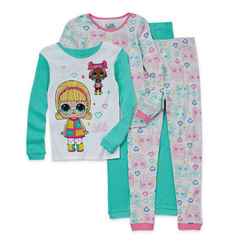 Little & Big Girls 4-pc. LOL Pajama Set