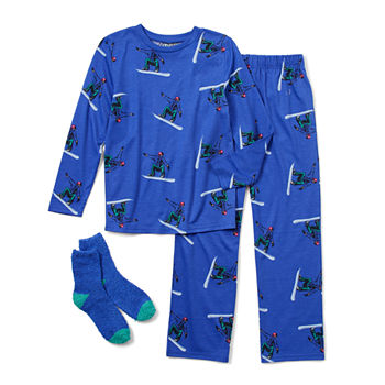 Thereabouts 3-Pc Boys Pant Pajama Set