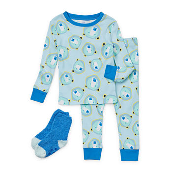 Okie Dokie Toddler Boys 3-pc. Pant Pajama Set