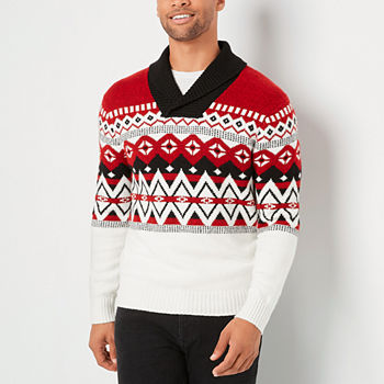 St. John's Bay Mens Long Sleeve Pullover Sweater