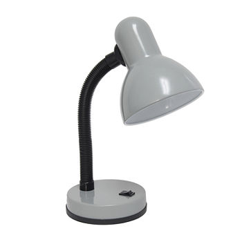 Simple Designs Basic Metal Desk Lamp With Flexible Hose Neck Desk Lamp
