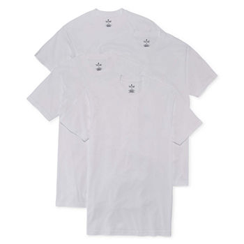 Stafford Ultra Soft Mens 4 Pack Short Sleeve Crew Neck T-Shirt-Tall
