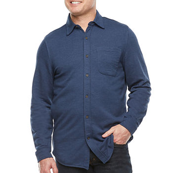 St. John's Bay Mens Long Sleeve Button-Down Shirt