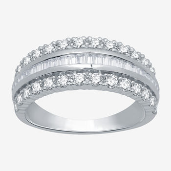 I Said Yes 1 CT. T.W. Lab Grown White Diamond Sterling Silver Anniversary Band
