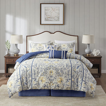 Harbor House Livia 6-pc. Floral Midweight Comforter Set