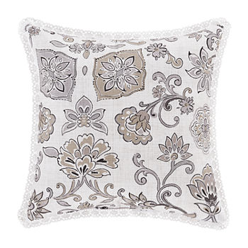 Royal Court Chelsea Grey Square Throw Pillow