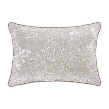 Royal Court Chelsea Grey Rectangular Throw Pillow