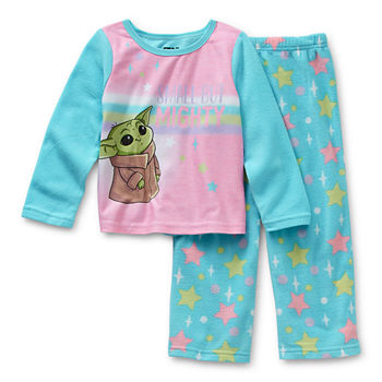 The Child Toddler Girls 2-pc. Star Wars Pant Pajama Set