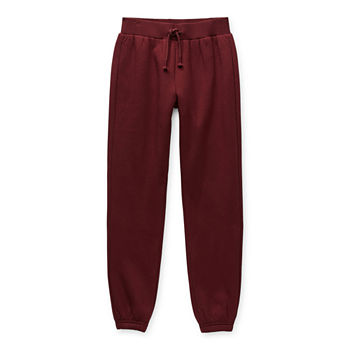 Thereabouts Little & Big Girls Jogger Cuffed Fleece Sweatpant