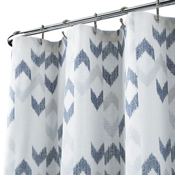 Fieldcrest Casual Modern Herringbone Shower Curtain
