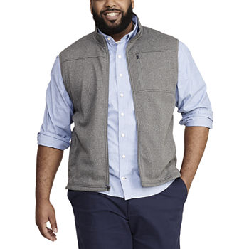 IZOD Big and Tall Sweater Fleece Mens Vest