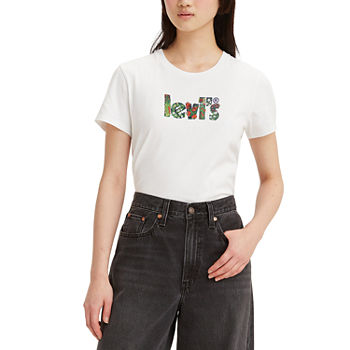Levi's Womens Crew Neck Short Sleeve T-Shirt