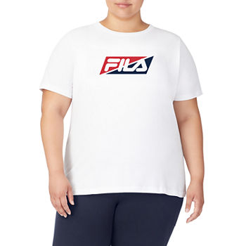 Fila Fabiana Womens Crew Neck Short Sleeve Graphic T-Shirt