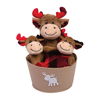 Trend Lab Moose Baby Boys 4-pc. Baby Gift Set