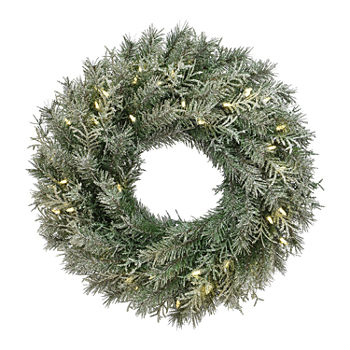 National Tree Co. Snowy Stonington Wreath