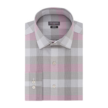 Van Heusen  Mens Spread Collar Long Sleeve Stretch Dress Shirt - Extra Slim
