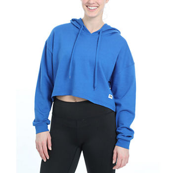 PSK Collective Womens Hooded Long Sleeve Crop Top