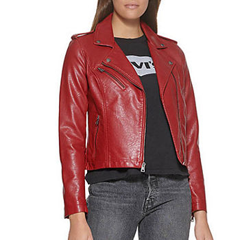 Levi's® Faux Leather Motorcycle Jacket