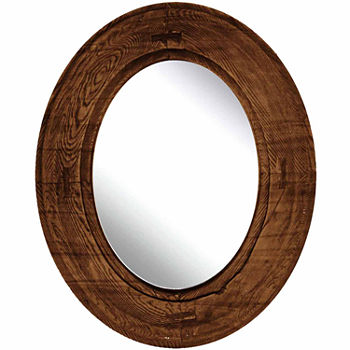 Natural Brown Wood Mirror
