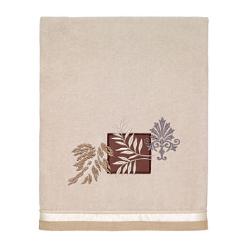 Avanti Serenity Embellished Leaf Bath Towel
