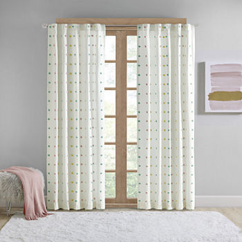 Intelligent Design Ensley 50"W X 84"L Light-Filtering Rod Pocket Curtain Panel